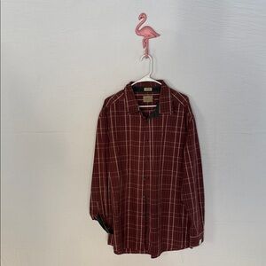Classic Burgundy Checkered working wear shirt by Schmidt